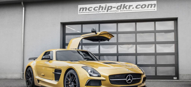 Mercedes SLS AMG Black Series von mcchip-dkr: Steigerung der Leistung auf 654 PS per Software-Tuning