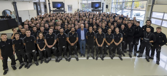 Let‘s Benz: Daimler-Chef Dieter Zetsche begrüßt neue Auszubildende und Studierende