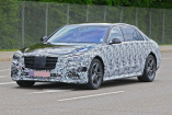Mercedes-Benz Erlkönig erwischt: Star-Spy Shot: Aktuelle Bilder von der S-Klasse W223 mit weniger Tarnung