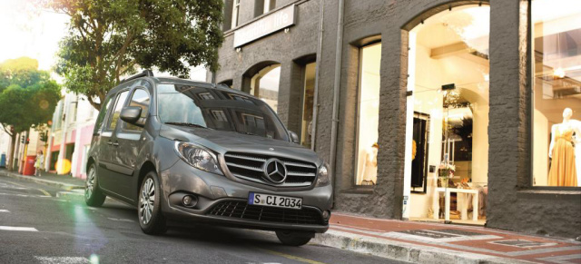 Mercedes-Benz Citan: Noch sauberer, noch attraktiver: Der Citan ist jetzt schadstoffarm nach Euro 6 