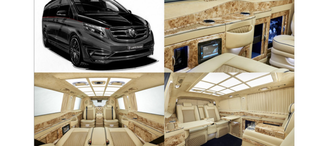 Mercedes-Benz V-Klasse: Veredelung von Larte: LARTE Design zeigt die beeindruckende V-Klasse „Black Crystal“ in Genf