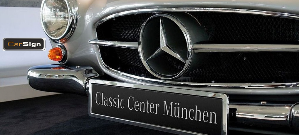 Wir Stellen Vor Carsign Nummernschildhalter Fur Alle Mercedes Modelle Schicke Kennzeichenhalter Fur Oldtimer Und Youngtimer News Mercedes Fans Das Magazin Fur Mercedes Benz Enthusiasten