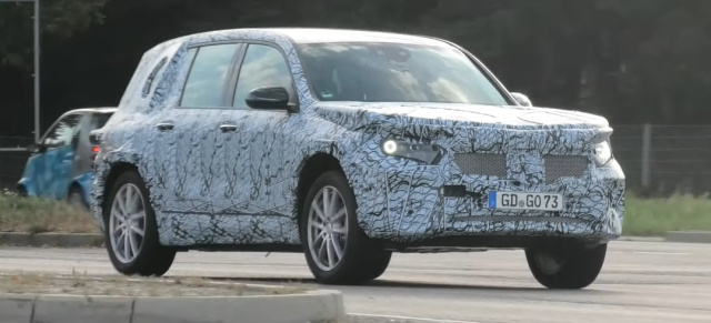 Mercedes-Benz EQ Erlkönig erwischt: Spy-Shot-Video: Aktuelle Aufnahmen vom Mercedes GLB (X243)