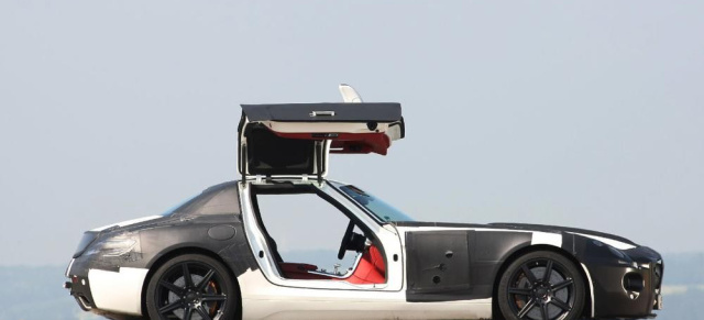 Mercedes Supersportwagen unter Strom: SLS AMG mit Elektroantrieb: Neue Fakten: 880 NM maximales Drehmoment  für den SLS AMG mit Elektroantrieb