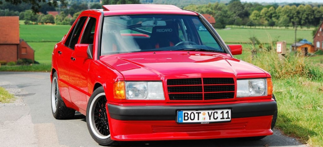 Rot für die Welt: Brabus 190 E 3.6 Light Weight: Mercedes Tuning ist auch schon klassisch: 1989er 190 E im zeitgenössischen Brabus-Look