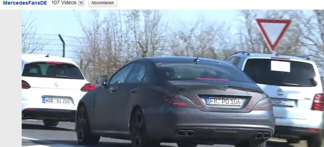 Super-Video vom Mercedes CLS AMG 2011:  starker Klang - gute Kurvenlage: erwischt: unser Erlkönig-Jäger zeigt in einem Video wie aufregend der kommende mercedes CLS klingt!