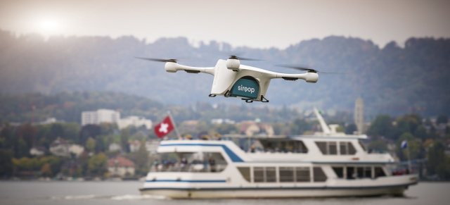 Vans & Drones in Zurich: Mercedes-Benz Vans, Matternet und siroop starten Pilotprojekt zur On-Demand-Lieferung per Drohne 