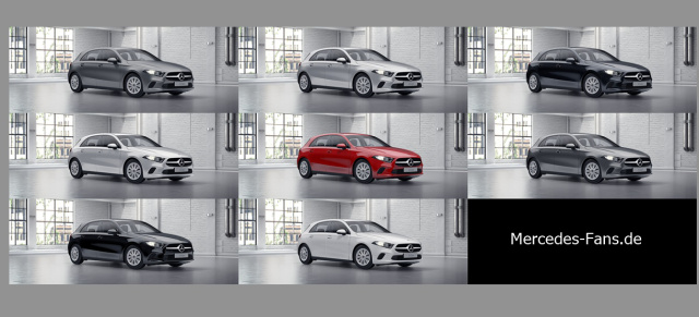 Mercedes-Benz A-Klasse W177: Die Gabe der Farbe: Das sind die aktuellen Kolorite der neuen A-Klasse  