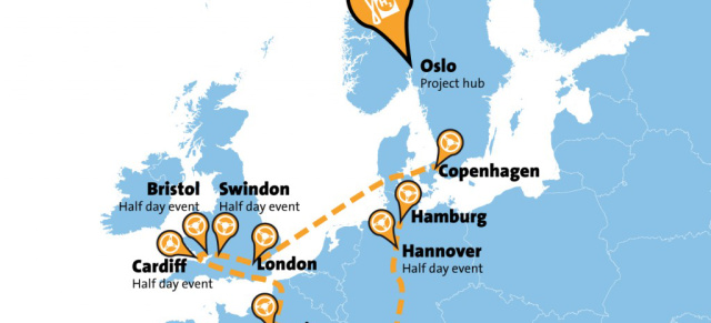 Wasserstoff marsch! European Hydrogen Road Tour startet am 13. September: Brennstoffzelle-Promo-Tour mit Mercedes-Benz Beteiligung