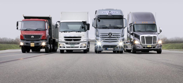 Daimler Trucks: Die schweren Sterne wollen  2014 weiter wachsen: Daimler Trucks peilt 2014 weiteres Wachstum an  Ziele 2013 erreicht