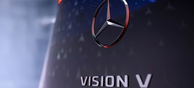 Mercedes-Benz Vans kündigt Showcar an: Premiere im April: Vision V gibt Ausblick auf die Zukunft
