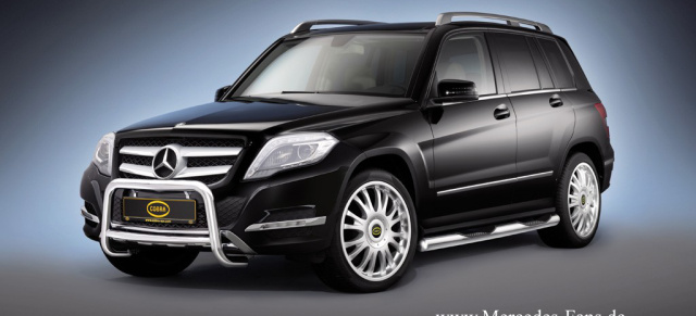 Drum & Dran: Zubehör für den neuen Mercedes GLK : Styling und Tuningparts von  Cobra Technology & Lifestyle 
