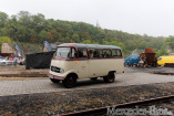 SCHÖNE STERNE 2014: Rundfahrten mit dem Mercedes O319: Historischer Mercedes-Benz Van beim großen Mercedes-Treffen in Hattingen am 30./31.8.