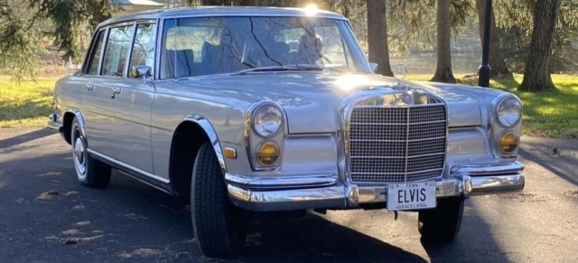 Sterne unterm Hammer: W100 vom King of Rock 'n' Roll: 1969er Mercedes-Benz 600 von Elvis Presley steht zum Verkauf