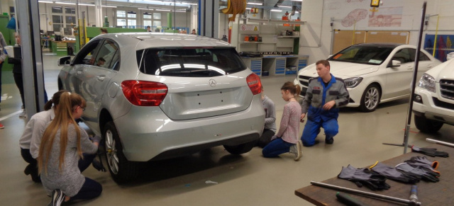 Arbeiten beim Daimler: Girls’Day  im Mercedes-Benz Werk Ludwigsfelde 