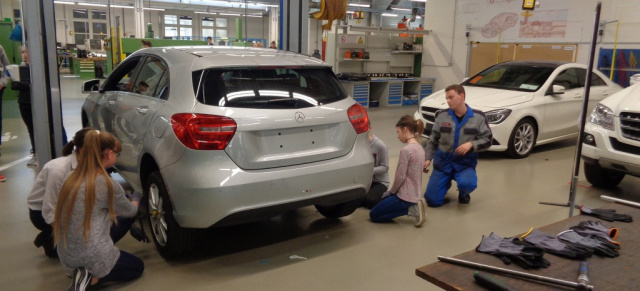 Arbeiten beim Daimler: Girls’Day im Mercedes-Benz Werk Ludwigsfelde