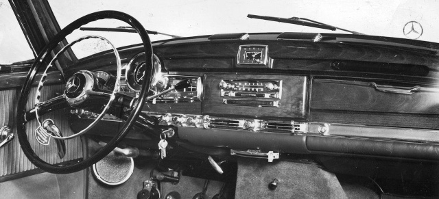 Wichtige Mercedes-Benz Innovationen des Jahres 1958 : Vor 60 Jahren: Lösungen für Sicherheit und Komfort 