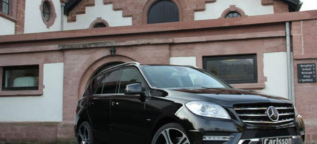 Erste Fotos: Mercedes ML 350 von Carlsson: Aktuelle Bilder der getunten M-Klasse von Carlsson