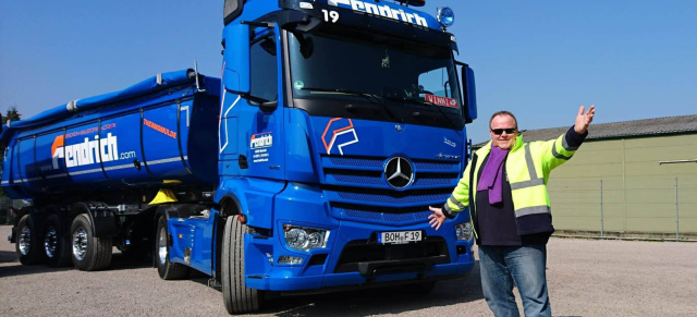 SCHÖNE STERNE® 2018: Hits und Actros im Gepäck: Der singende Trucker Winni Biermann kommt!