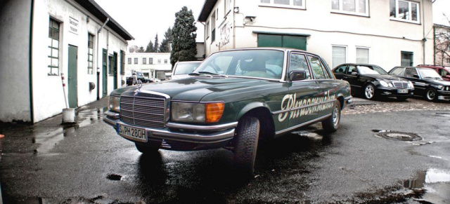 Die Phrasenmäher und ihr Mähercedes: S-Klasse als Bandmobil: die Geschichte eines Band-Mercedes, der obendrein auch noch gewonnen werden kann!