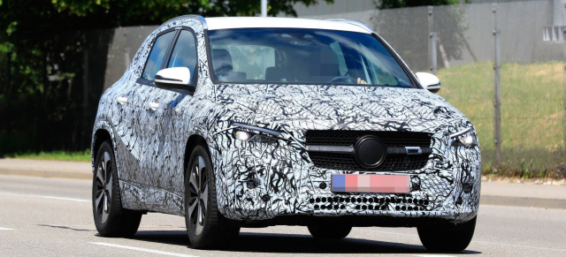 Mercedes-Benz Erlkönig erwischt: Star Spy Shot: Aktuelle Aufnahmen vom Mercedes-Benz GLA II (H247)