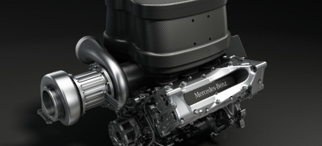 Premiere des neuen Mercedes AMG Formel 1 Motors 2014: Neues Reglement: Ab 2014 werden die Teams mit einem 1,6 Liter V6 Turbo fahren