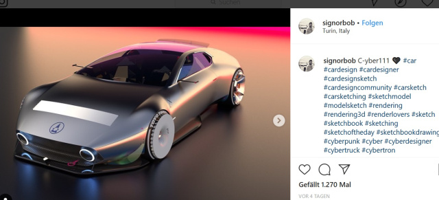 Maserati-Designer stylt Mercedes von morgen: C111 Reloaded: Designvorschlag für einen vollelektrischen AMG
