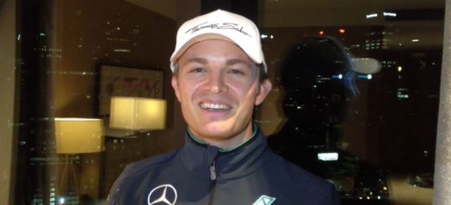 Video: Nico Rosberg - Reaktion auf den Sieg beim Australien GP: Im Videoblog - der Sieger von Melbourne 
