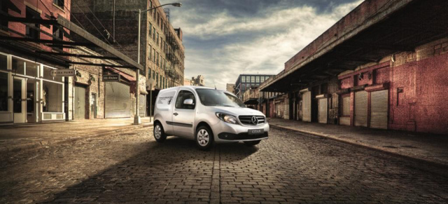 Glücksbringer" Mercedes-Benz Citan Sondermodell Kurt Kleeblatt": Mercedes-Benz Citan speziell für Schornsteinfeger