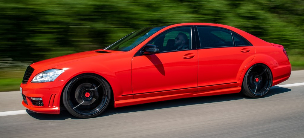 Mercedes Benz S Klasse W221 Individuell Verfeinert Rot Rassig Eine Diesel S Klasse Im Wilden Sport Look Auto Der Woche Mercedes Fans Das Magazin Fur Mercedes Benz Enthusiasten