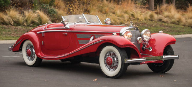 Der Auktions-Hammer: Mercedes 540K (W29): 1937er Mercedes Spezial-Roadster treibt die Gebote auf knapp 10 Millionen US$