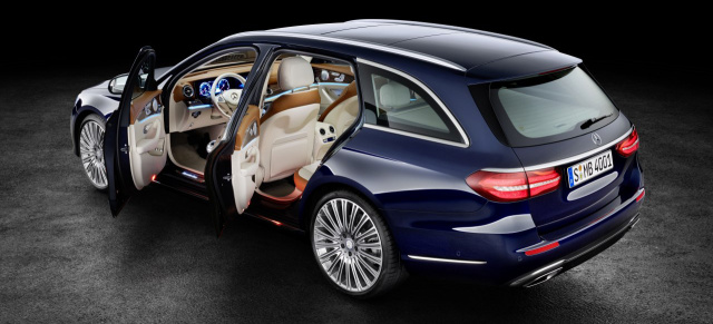 Das neue Mercedes-Benz E-Klasse T-Modell: Innere Werte: T-Modell inside: Ein Blick hinter die schöne Karosserie des neuen E-Klasse Kombis S213  