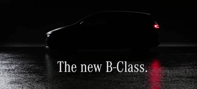 Mercedes-Benz B-Klasse W247: Vorgucker: Teaser-Video von der neuen Mercedes-Benz B-Klasse W247
