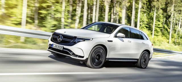 Mercedes-Benz EQC: Jetzt billiger zu haben: Das neues EQC-Basismodell ist gut 5.000 € günstiger