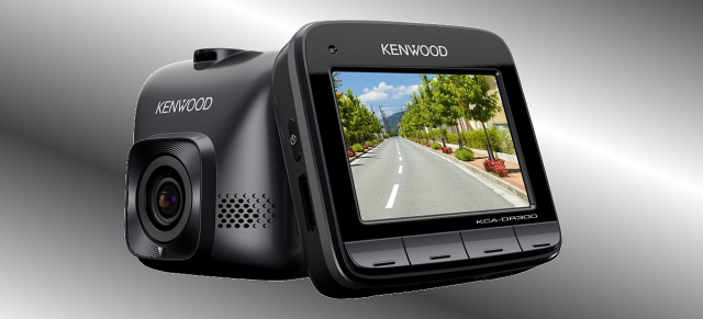 Top Videos & Fotos beim Fahren: Neue Kenwood Full HD-Dashcam mit GPS, G-Sensor und 6,1 cm Farb-Display