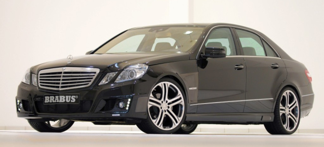 E-Klasse von Mercedes-Tuner Brabus: Mercedes-Tuning aus Bottrop: Zeitgleich mit dem Verkaufsstart der neuen Mercedes E-Klasse der W 212 Baureihe präsentiert Brabus seine Tuning-Variante