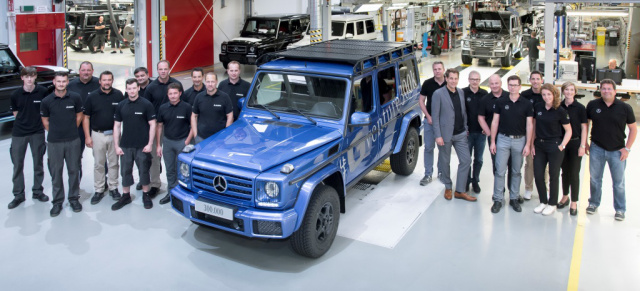 Mercedes-Benz G-Klasse: Produktionsrekord erreicht: Meilenstein: Die 300.000ste Mercedes G-Klasse lief vom Band
