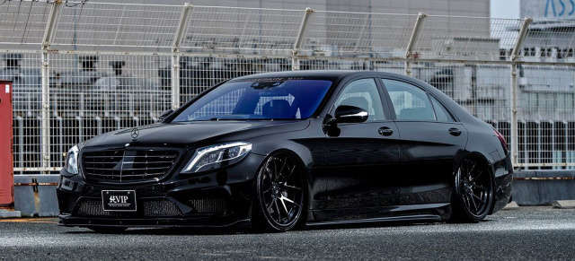 Mercedes-Benz S-Klasse mit krasser Optik   : Big. Black. Bad: Mercedes-Benz S-Klasse mit brutaler Optik