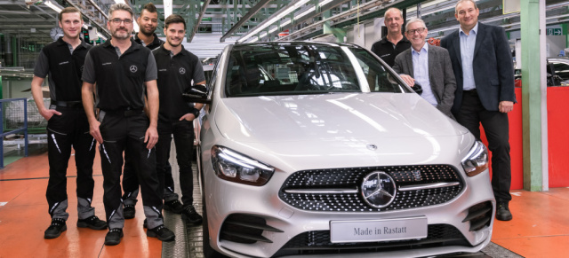 Mercedes-Benz B-Klasse : Mercedes-Benz Werk Rastatt startet Produktion der neuen B-Klasse  W247