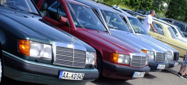 Grillen und chillen: 5. BenzParts Treffen 16.06. : Entspanntes Mercedes-Meeting bei Bratwurst und Sonnenschein am 16. Juni in Essingen