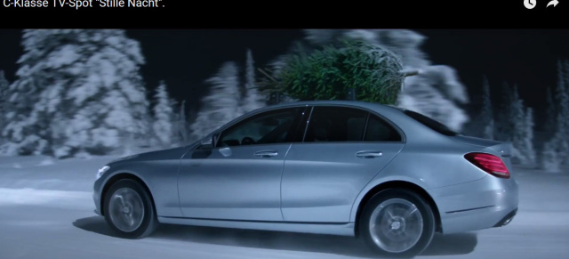 TV-Spot „Stille Nacht“: Mercedes-Benz und die C-Klasse wünschen frohe Weihnachten