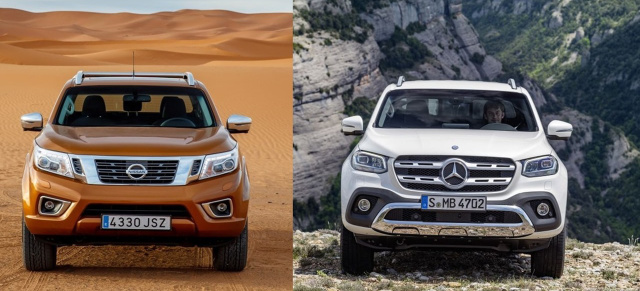 Vergleich: Mercedes-Benz X-Klasse und Nissan Navara: Kopf an Kopf: Wie viel Mercedes steckt in dem neuen X-Klasse Pickup?