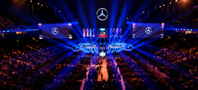 10.000 Zuschauer vor Ort feiern den Mercedes-Benz MVP: Mercedes-Benz setzt Maßstäbe im eSports