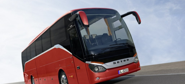 Weltpremiere der neuen Setra Reisebusse: ComfortClass 500 mit drei Fahrzeuglängen auf der IAA-Nfz