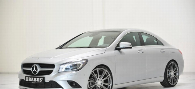 Vorgucker: BRABUS Performance-Programm für Mercedes CLA: Demnächst umfangreiches Zubehör für das stylische Coupé von BRABUS erhältlich