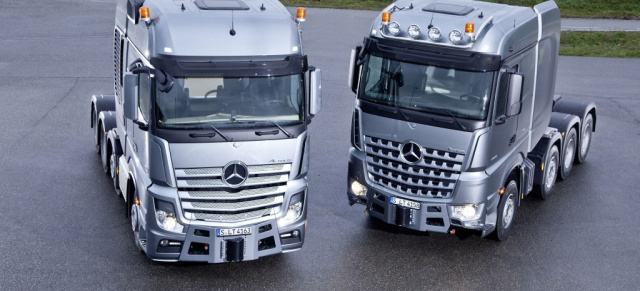 König der schweren Sterne: Der neue Mercedes-Benz SLT: Actros SLT & Arocs SLT  bärenstarke Hightech-LKW für Schwerlasttransporte bis zu 250 Tonnen