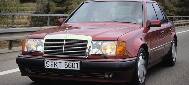 Porsche ist als Projektpartner an Entwicklung und Montage beteiligt: Der Wolf im Schafspelz: Mercedes-Benz 500 E (W124)