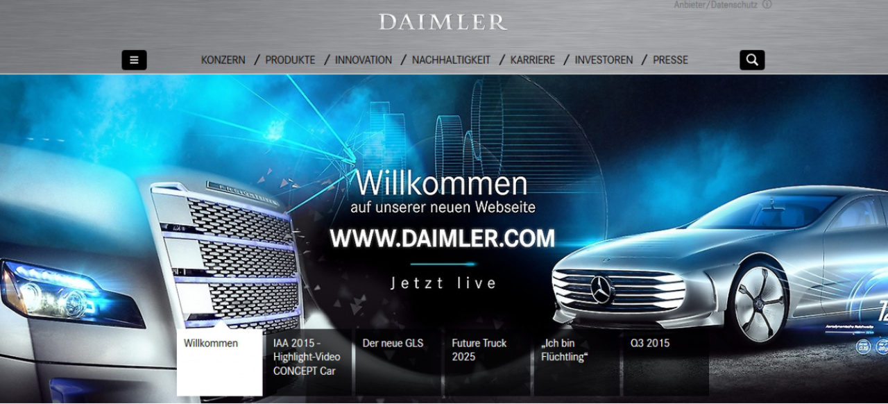 Daimler Corporate Design Selbstdarstellung Daimler Modernisiert Sein Erscheinungsbild News Mercedes Fans Das Magazin Fur Mercedes Benz Enthusiasten