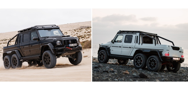 BRABUS-G63-Umbauten zu Preisen ab 1,3 Millionen €: BRABUS präsentiert zwei 6x6-Monster mit 800 und 900 PS