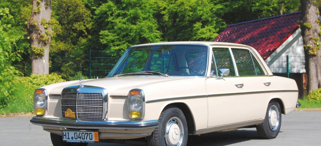 Mercedes-Klassiker aus Frankreich: 1970er Mercedes-Benz 230/8 (W114): Der Strichacht  der beliebteste Mercedes-Oldtimer Deutschlands
